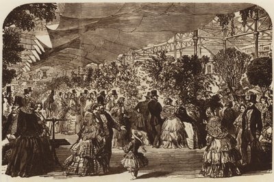 Kertészeti Kiállítás, East Nave, 1855 (mélynyomás) alkotó: English School